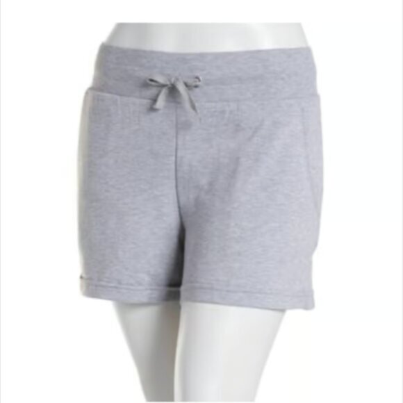 The Sweatshirt Project Gray Drawstring Fleece Cuff Shorts Size XL - Picture 1 of 9